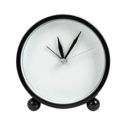 Alarm clock with aluminum dial for sublimation